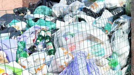 Collinette con sacchetti di plastica colorata, anche appesi agli alberi: non è “street art” ma immondizia diffusa