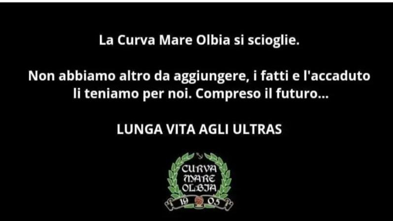 Olbia, i tifosi della “Curva Mare” si sciolgono. E mister Leggieri lascia il club