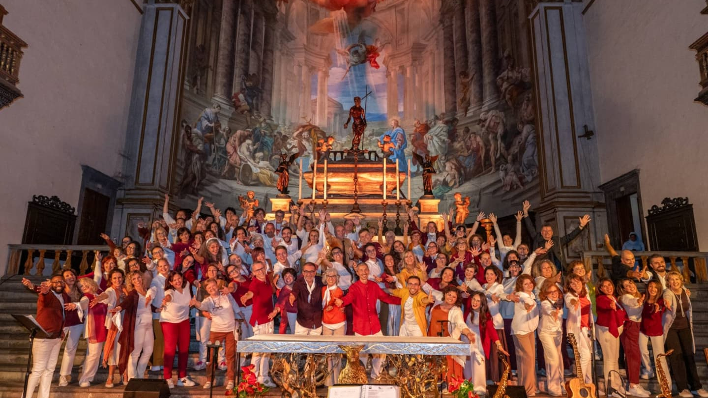 Anche il coro gospel “Tell Thee” al concerto solidale con 90 elementi provenienti da tutta Italia. “Siena ci ha incantati”