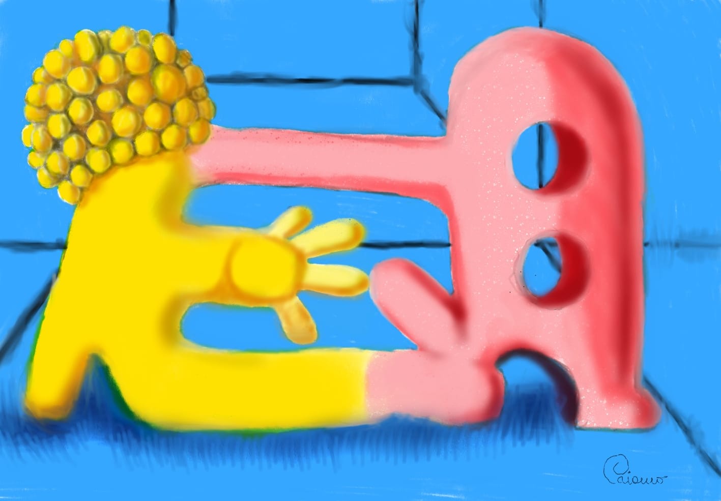 Alla Little Gallery è il turno di Priamo Pinna con la sua Golden Skin