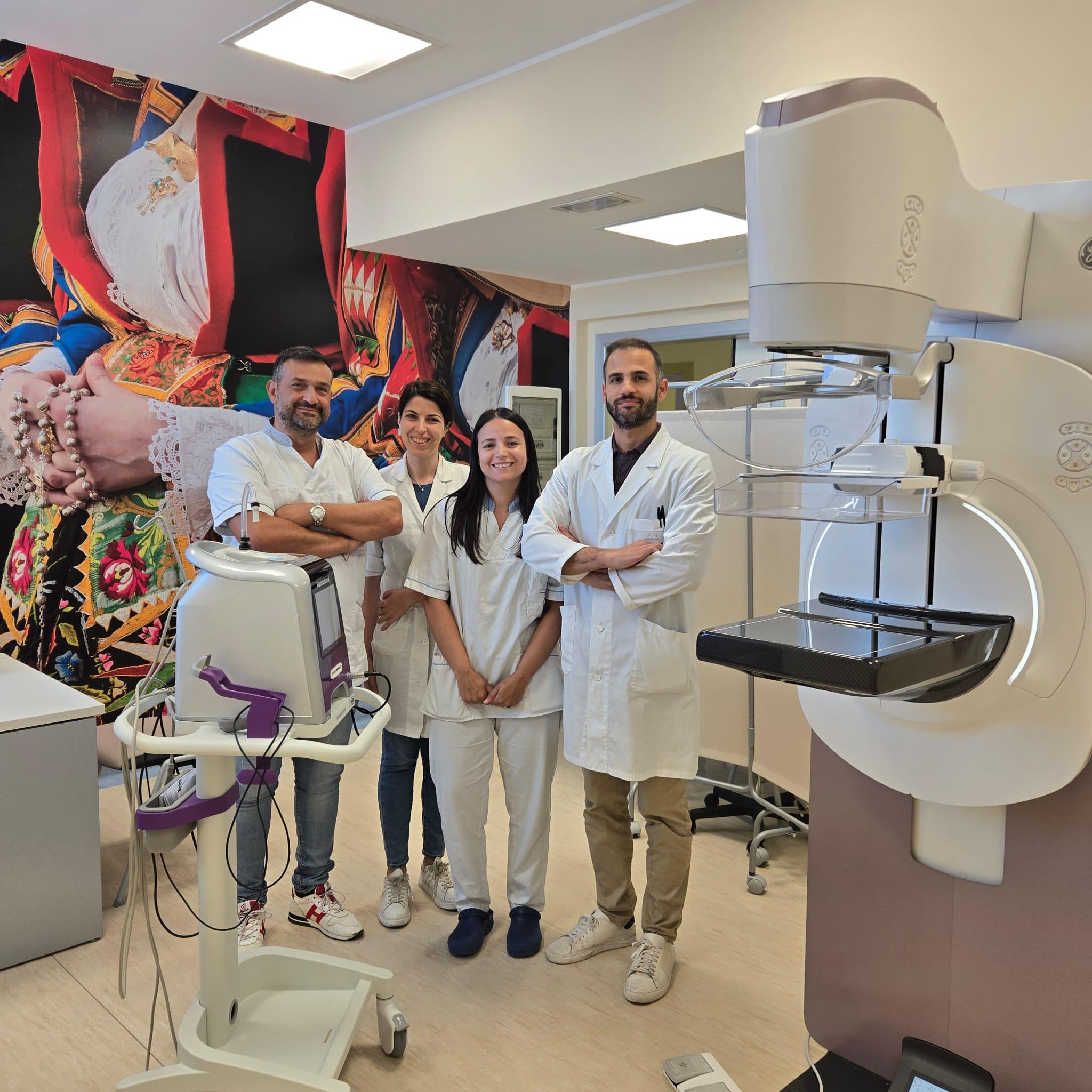 Al “Mater” la mammografia con mezzo di contrasto anche nelle biopsie oncologiche