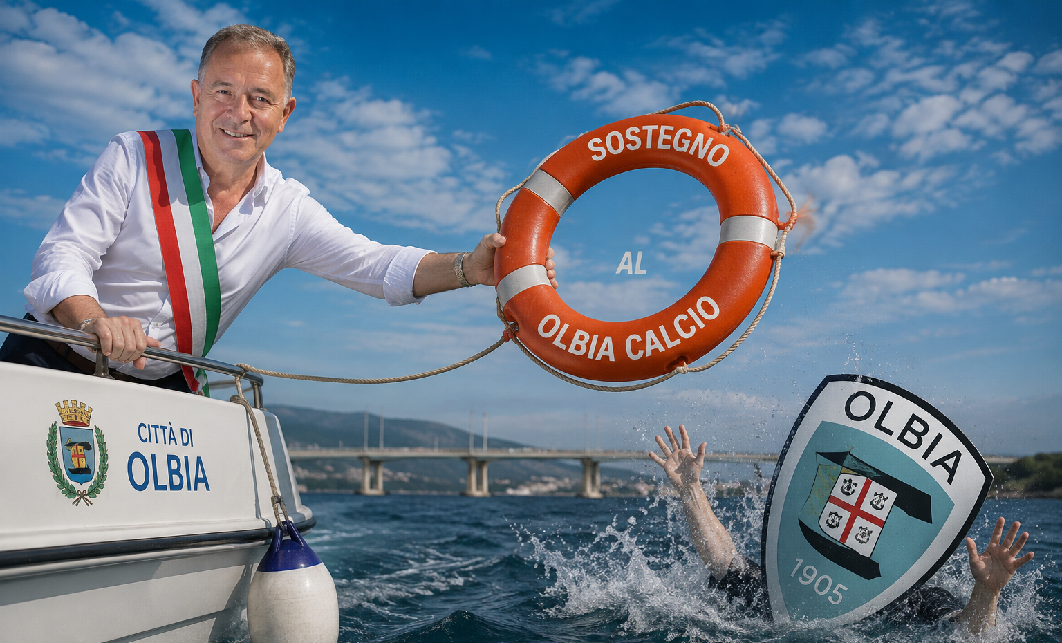 Nizzi lancia una ciambella all’Associazione Forza Olbia: lunedì l’incontro dopo il forfait di un altro gruppo. Noi colpevoli? Chi lo pensa vada affan… “L’artefice di questo disastro è l’ex presidente Marino”